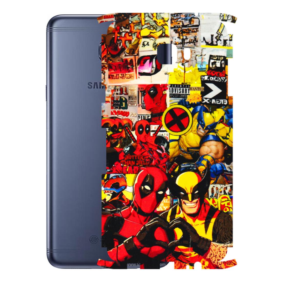 Samsung M/F/Note/Flip and C Phone Skins (All Models) - Spidy Wolverine - 3D Embossed Finish (L-310) Samsung Galaxy C7 Pro