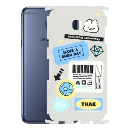 Samsung M/F/Note/Flip and C Phone Skins (All Models) - Will Be Okay Design - 3D Embossed Finish (L-316) Samsung Galaxy C7 Pro