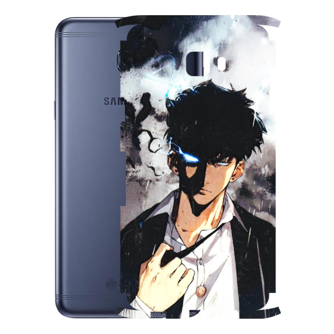 Samsung M/F/Note/Flip and C Phone Skins (All Models) - Sung Jinwoo Manhwa Anime - 3D Embossed Finish (L-328) Samsung Galaxy C7 Pro