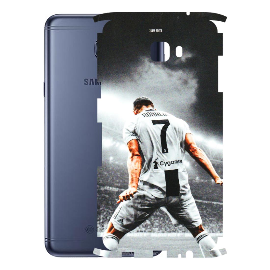 Samsung M/F/Note/Flip and C Phone Skins (All Models) - Ronaldo CR7 Crazy - 3D Embossed Finish (L-44) Samsung Galaxy C7 Pro