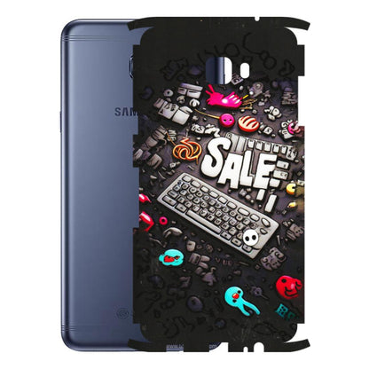 Samsung M/F/Note/Flip and C Phone Skins (All Models) - Gadgets Sale - 3D Embossed Finish (L-50) Samsung Galaxy C7 Pro