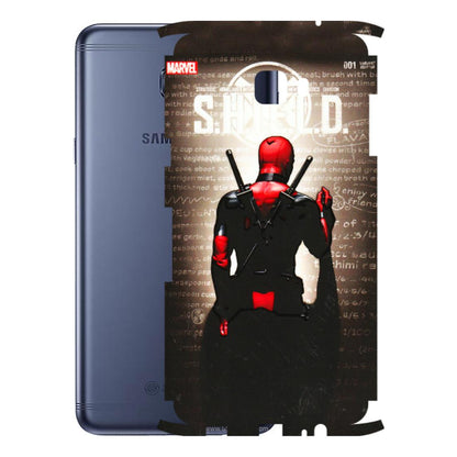 Samsung M/F/Note/Flip and C Phone Skins (All Models) - Deadpool - 3D Embossed Finish (L-56) Samsung Galaxy C7 Pro