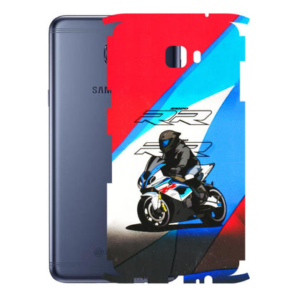 Samsung M/F/Note/Flip and C Phone Skins (All Models) - Bikers Love - 3D Embossed Finish (L-58) Samsung Galaxy C7 Pro