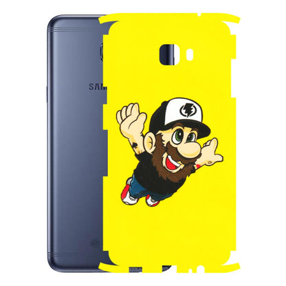 Samsung M/F/Note/Flip and C Phone Skins (All Models) - Flying Beardo - 3D Embossed Finish (L-60) Samsung Galaxy C7 Pro