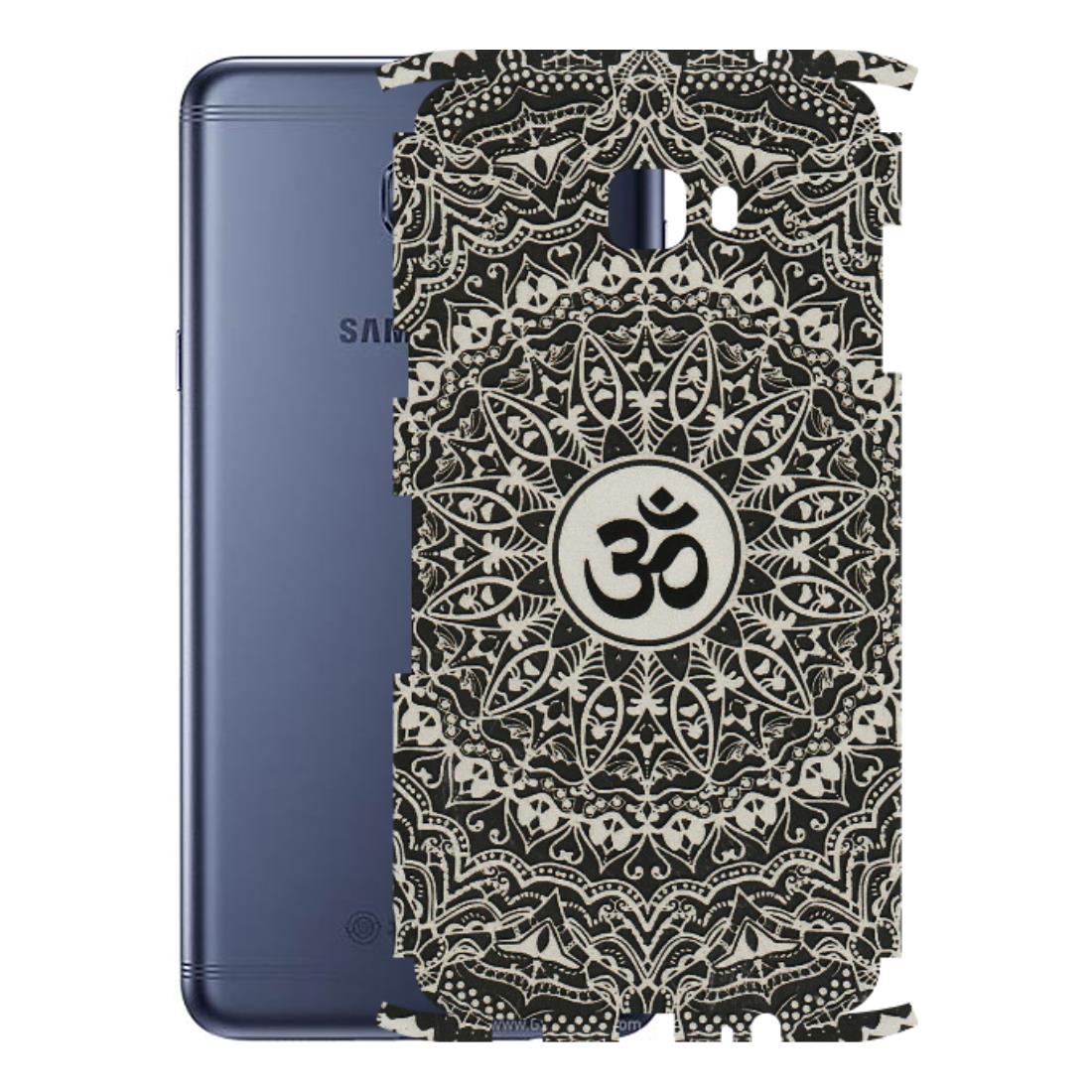 Samsung M/F/Note/Flip and C Phone Skins (All Models) - Aum Elegant Mandala - 3D Embossed Finish (L-62) Samsung Galaxy C7 Pro