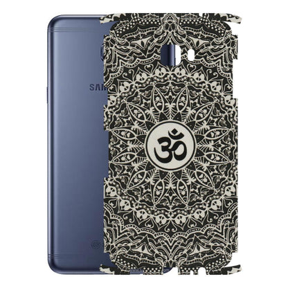 Samsung M/F/Note/Flip and C Phone Skins (All Models) - Aum Elegant Mandala - 3D Embossed Finish (L-62) Samsung Galaxy C7 Pro