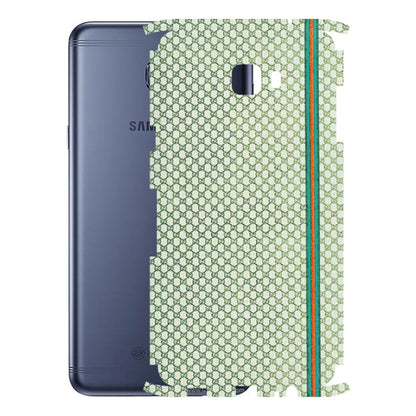 Samsung M/F/Note/Flip and C Phone Skins (All Models) - Gucci Fabric Pattern - 3D Embossed Finish (L-73) Samsung Galaxy C7 Pro