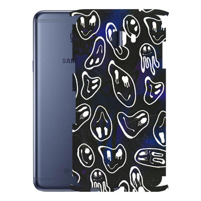 Samsung M/F/Note/Flip and C Phone Skins (All Models) - Distorted Smileys - 3D Embossed Finish (L-92) Samsung Galaxy C7 Pro