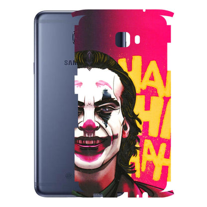 Samsung M/F/Note/Flip and C Phone Skins (All Models) - Joker Evil Laugh - 3D Embossed Finish (L-97) Samsung Galaxy C7 Pro