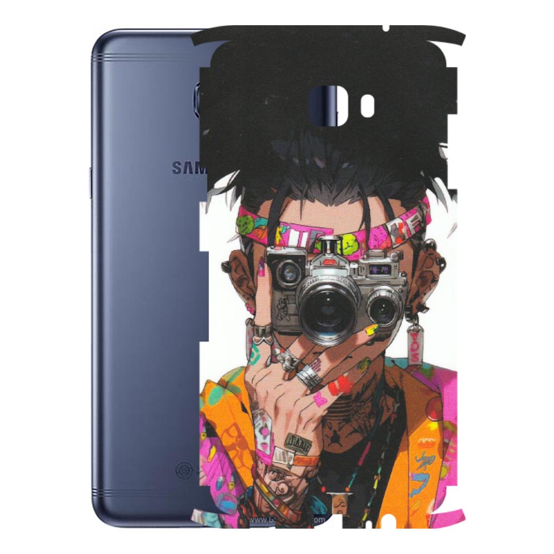 Samsung M/F/Note/Flip and C Phone Skins (All Models) - Camera Lover Girl - Matte Finish (M-09) Samsung Galaxy C7 Pro