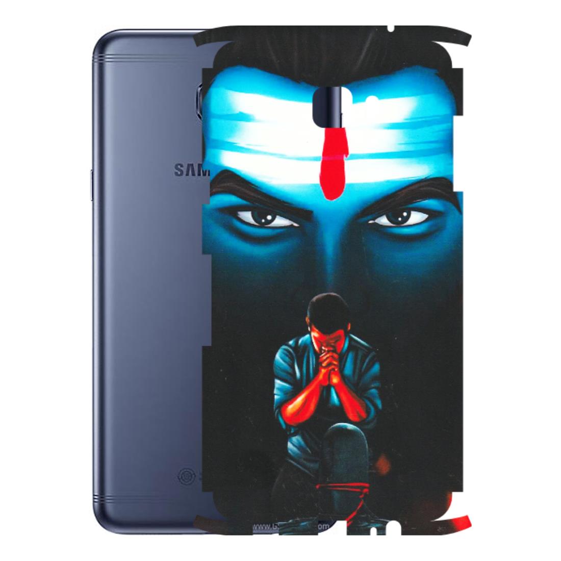 Samsung M/F/Note/Flip and C Phone Skins (All Models) - Mahakal Bhakt - Matte Finish (M-112) Samsung Galaxy C7 Pro