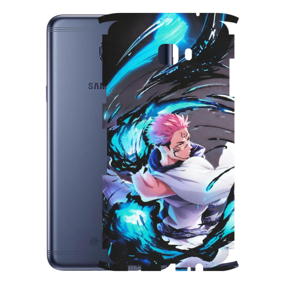 Samsung M/F/Note/Flip and C Phone Skins (All Models) - New Jujutsu Kaisen Grey Blue Anime - Matte Finish (M-127) Samsung Galaxy C7 Pro