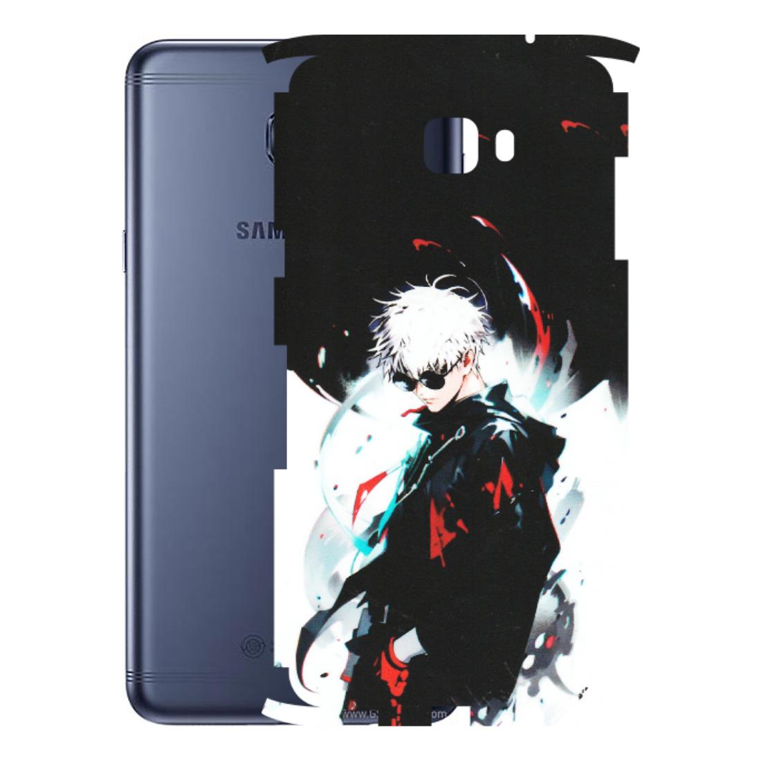 Samsung M/F/Note/Flip and C Phone Skins (All Models) - Gojo Powerful Charater Kaisen Anime - Matte Finish (M-144) Samsung Galaxy C7 Pro