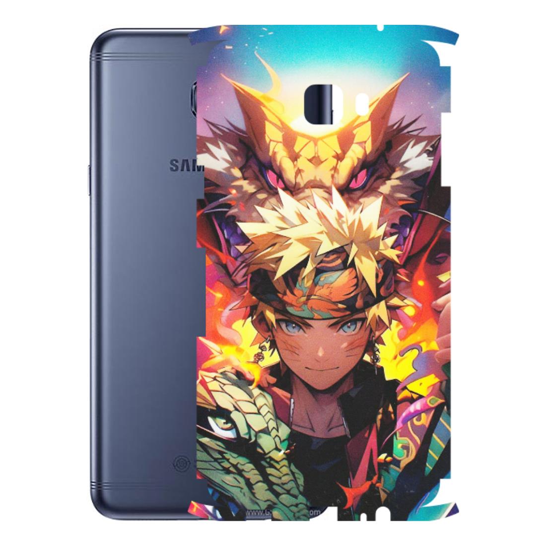 Samsung M/F/Note/Flip and C Phone Skins (All Models) - Angry Naruto Anime - Matte Finish (M-148) Samsung Galaxy C7 Pro