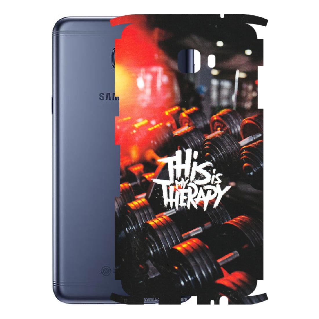 Samsung M/F/Note/Flip and C Phone Skins (All Models) - GYM Lover Therapy - Matte Finish (M-160) Samsung Galaxy C7 Pro