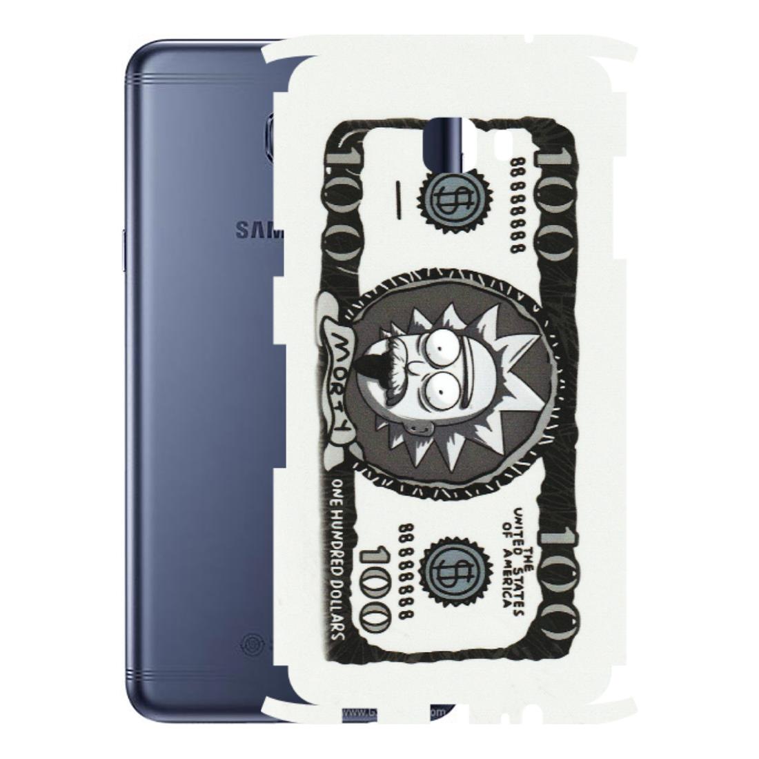 Samsung M/F/Note/Flip and C Phone Skins (All Models) - Rick And Morty Hundred Dollar Anime - Matte Finish (M-161) Samsung Galaxy C7 Pro