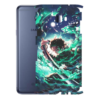 Samsung M/F/Note/Flip and C Phone Skins (All Models) - Sword Fighter Anime - Matte Finish (M-29) Samsung Galaxy C7 Pro