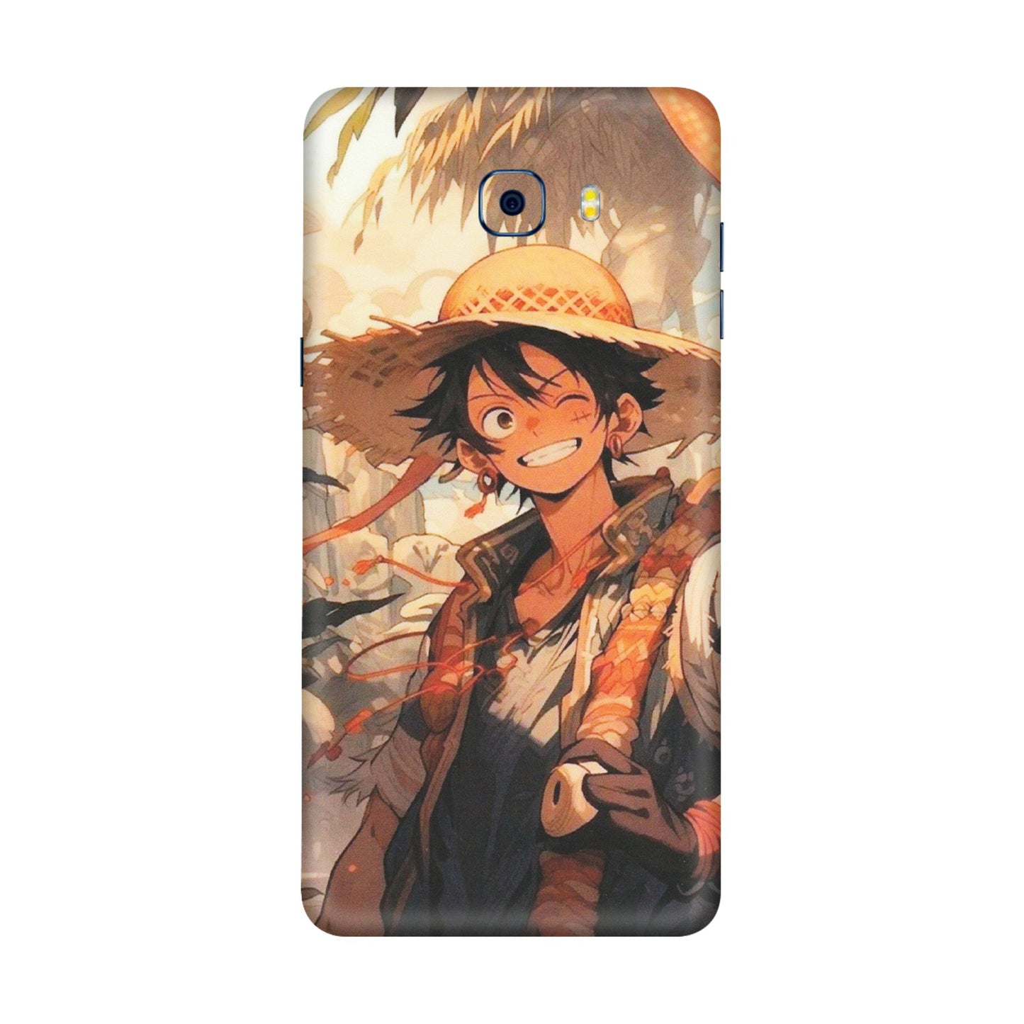 Samsung M/F/Note/Flip and C Phone Skins (All Models) - Anime Character Smile - Matte Finish (M-33) Samsung Galaxy C7 Pro