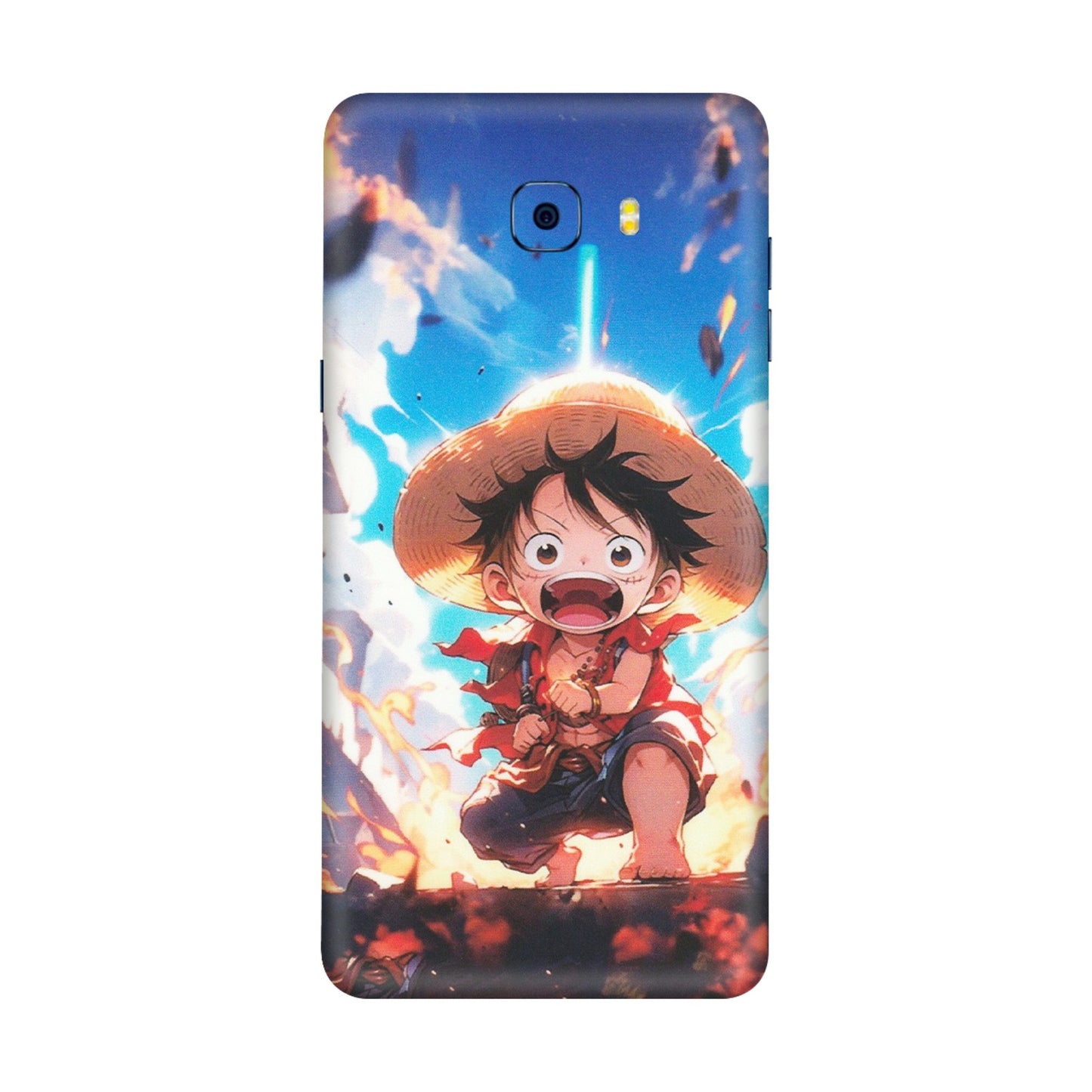 Samsung M/F/Note/Flip and C Phone Skins (All Models) - Toon One Piece Cute Character - Matte Finish (M-35) Samsung Galaxy C7 Pro