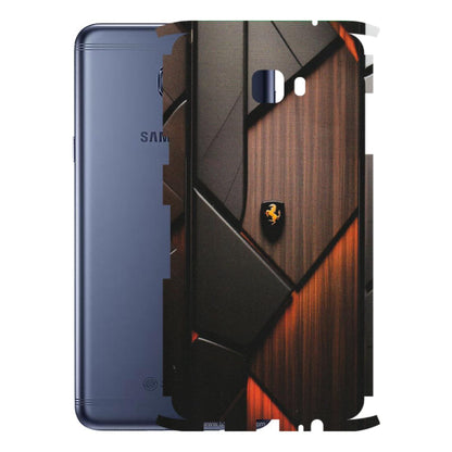 Samsung M/F/Note/Flip and C Phone Skins (All Models) - Lambo Beauty Wood Pattern Sober - Matte Finish (M-51) Samsung Galaxy C7 Pro