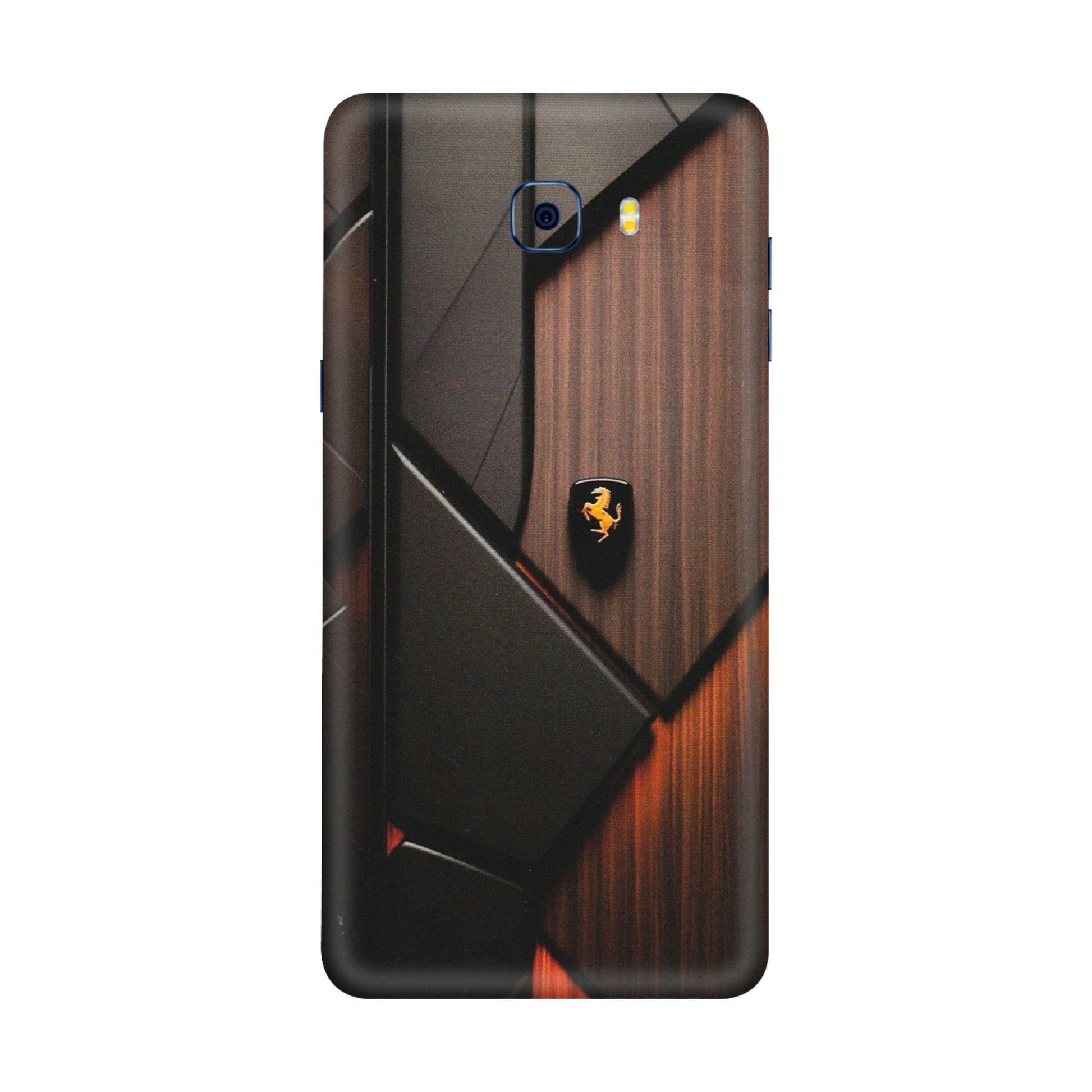 Samsung M/F/Note/Flip and C Phone Skins (All Models) - Lambo Beauty Wood Pattern Sober - Matte Finish (M-51) Samsung Galaxy C7 Pro