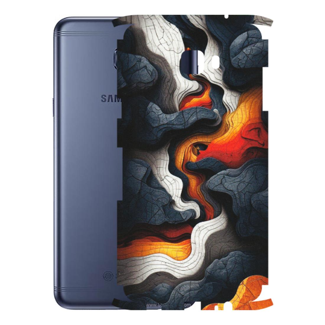 Samsung M/F/Note/Flip and C Phone Skins (All Models) - Abstract Volcanic Layers - Matte Finish (M-52) Samsung Galaxy C7 Pro