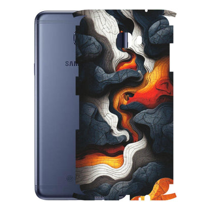 Samsung M/F/Note/Flip and C Phone Skins (All Models) - Abstract Volcanic Layers - Matte Finish (M-52) Samsung Galaxy C7 Pro
