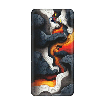 Samsung M/F/Note/Flip and C Phone Skins (All Models) - Abstract Volcanic Layers - Matte Finish (M-52) Samsung Galaxy C7 Pro
