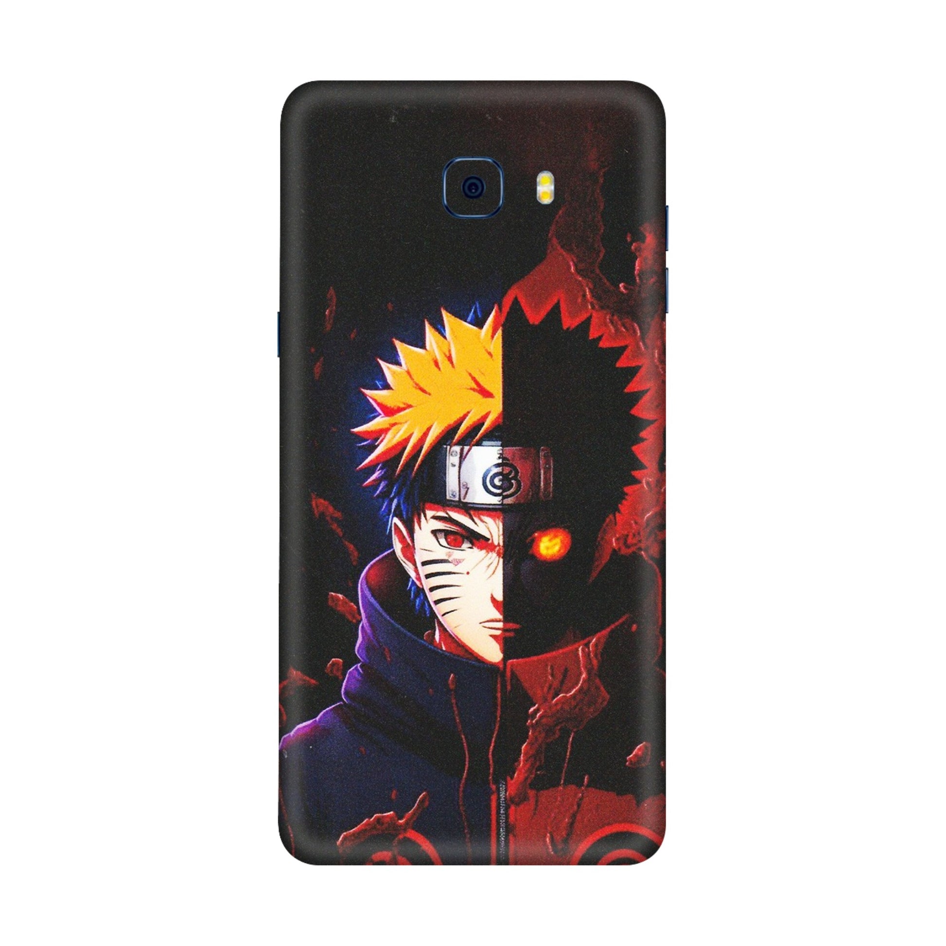Samsung M/F/Note/Flip and C Phone Skins (All Models) - Naruto X Evil - Matte Finish (M-70) Samsung Galaxy C7 Pro