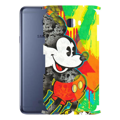 Samsung M/F/Note/Flip and C Phone Skins (All Models) - Multiple Mickey With Colourful Texture - Matte Finish (M-84) Samsung Galaxy C7 Pro
