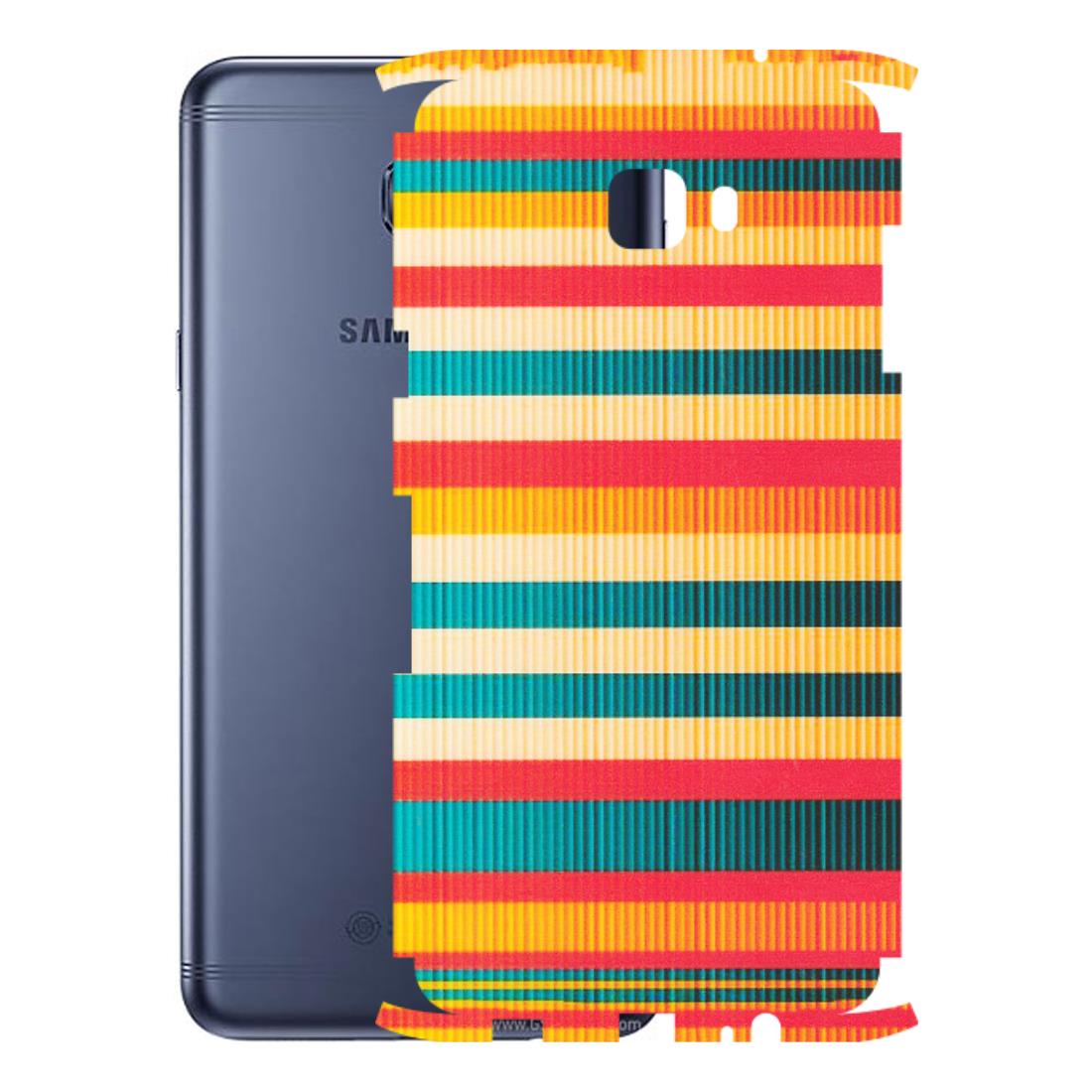 Samsung M/F/Note/Flip and C Phone Skins (All Models) - Colourful Stripes Soothing Effect - Matte Finish (M-86) Samsung Galaxy C7 Pro