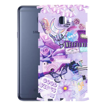 Samsung M/F/Note/Flip and C Phone Skins (All Models) - Supreme Purple Magic - Matte Finish (M-88) Samsung Galaxy C7 Pro