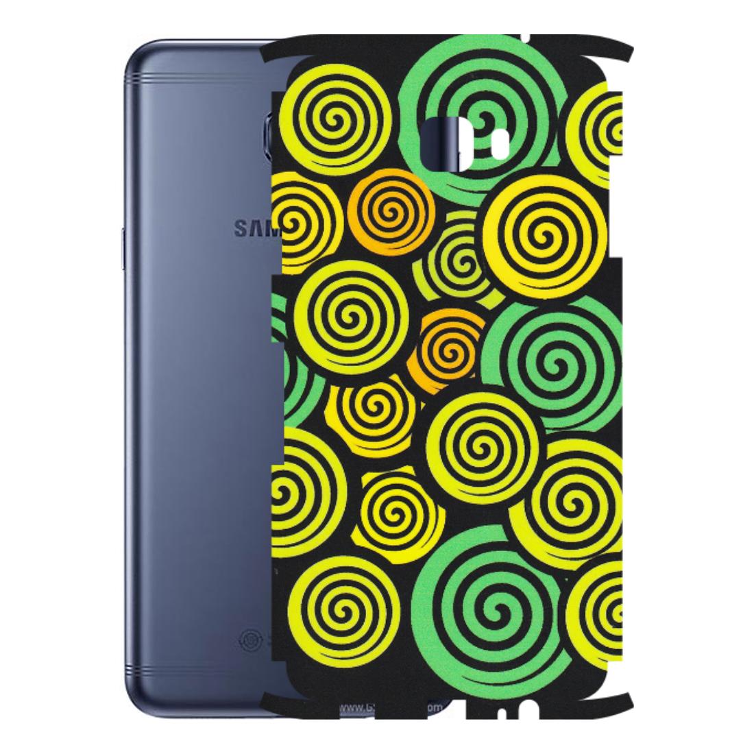 Samsung M/F/Note/Flip and C Phone Skins (All Models) - Crazy Spiral - Matte Finish (M-91) Samsung Galaxy C7 Pro