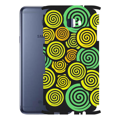 Samsung M/F/Note/Flip and C Phone Skins (All Models) - Crazy Spiral - Matte Finish (M-91) Samsung Galaxy C7 Pro