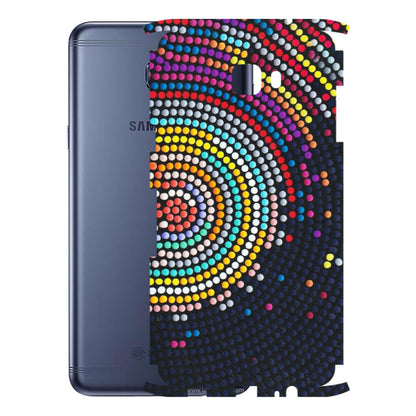 Samsung M/F/Note/Flip and C Phone Skins (All Models) - Rainbow Dot Mandala - Matte Finish (M-97) Samsung Galaxy C7 Pro