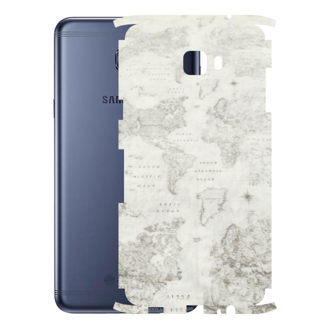 Samsung M/F/Note/Flip and C Phone Skins (All Models) - World Travel Map - Transparent Finish (T-04) Samsung Galaxy C7 Pro