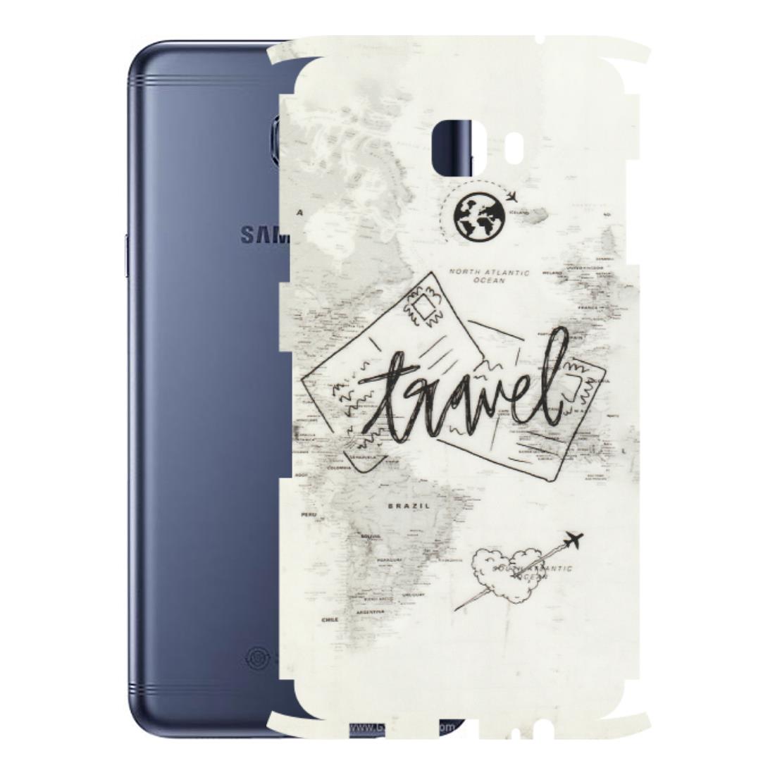 Samsung M/F/Note/Flip and C Phone Skins (All Models) - Travel Ticket - Transparent Finish (T-06) Samsung Galaxy C7 Pro