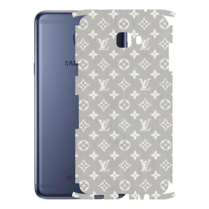 Samsung M/F/Note/Flip and C Phone Skins (All Models) - Luxury Brands Logo - Transparent Finish (T-07) Samsung Galaxy C7 Pro