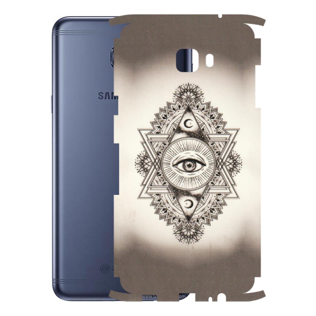 Samsung M/F/Note/Flip and C Phone Skins (All Models) - Illuminati Great Eye - Transparent Finish (T-14) Samsung Galaxy C7 Pro