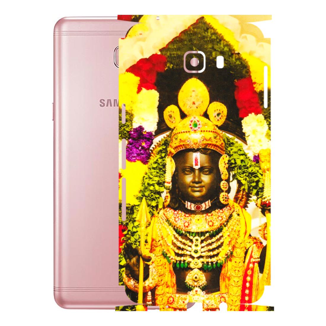 Samsung M/F/Note/Flip and C Phone Skins (All Models) - Ram Lalla Ayodhya - 3D Embossed Finish (L-103) Samsung Galaxy C9 Pro