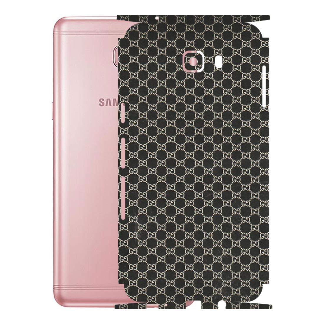 Samsung M/F/Note/Flip and C Phone Skins (All Models) - Black G Print - 3D Embossed Finish (L-109) Samsung Galaxy C9 Pro