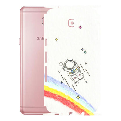 Samsung M/F/Note/Flip and C Phone Skins (All Models) - Milkyway Astronaut - 3D Embossed Finish (L-110) Samsung Galaxy C9 Pro