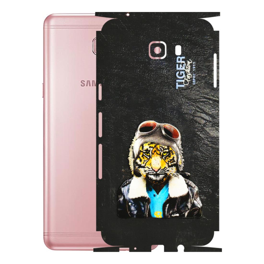 Samsung M/F/Note/Flip and C Phone Skins (All Models) - Rider Tiger - 3D Embossed Finish (L-113) Samsung Galaxy C9 Pro