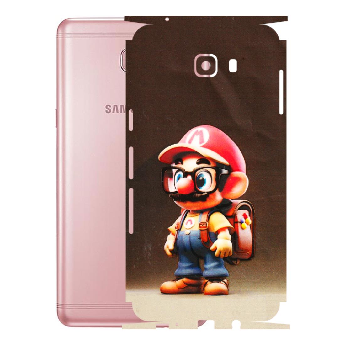 Samsung M/F/Note/Flip and C Phone Skins (All Models) - Little Mario - 3D Embossed Finish (L-119) Samsung Galaxy C9 Pro