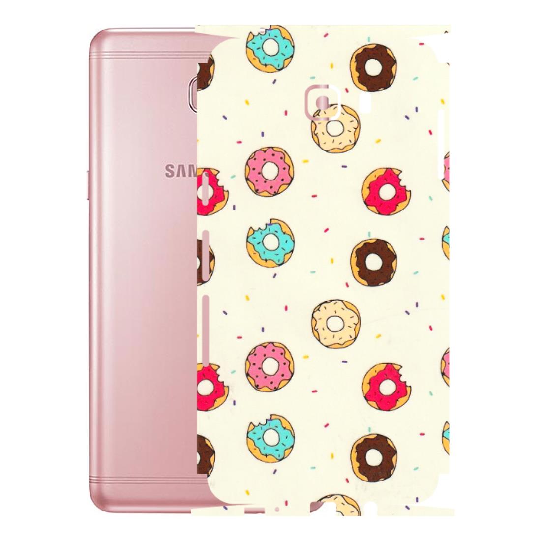 Samsung M/F/Note/Flip and C Phone Skins (All Models) - Mini Donuts Doodle Art - 3D Embossed Finish (L-122) Samsung Galaxy C9 Pro