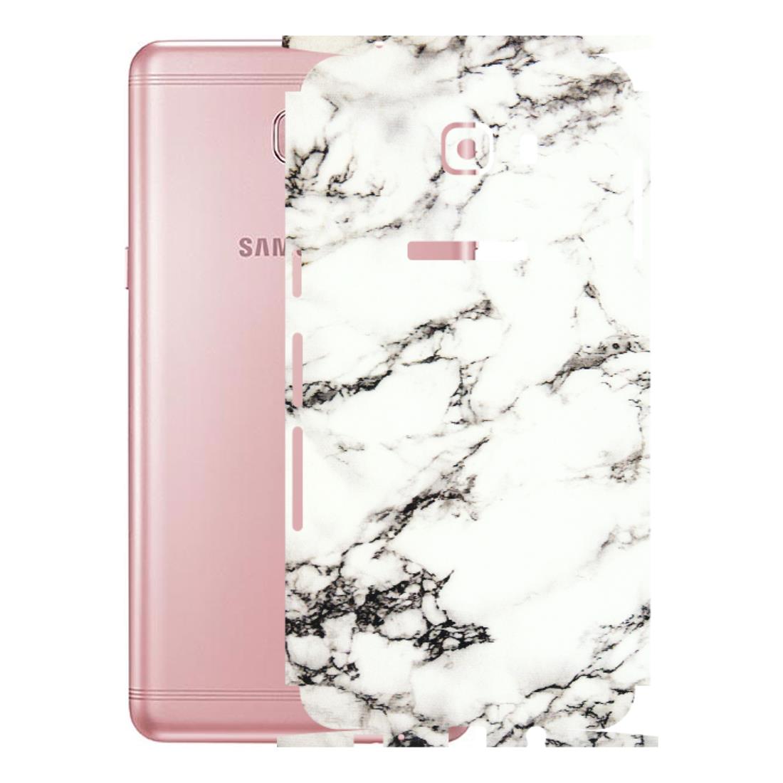 Samsung M/F/Note/Flip and C Phone Skins (All Models) - Black and White Marble Texture - 3D Embossed Finish (L-124) Samsung Galaxy C9 Pro