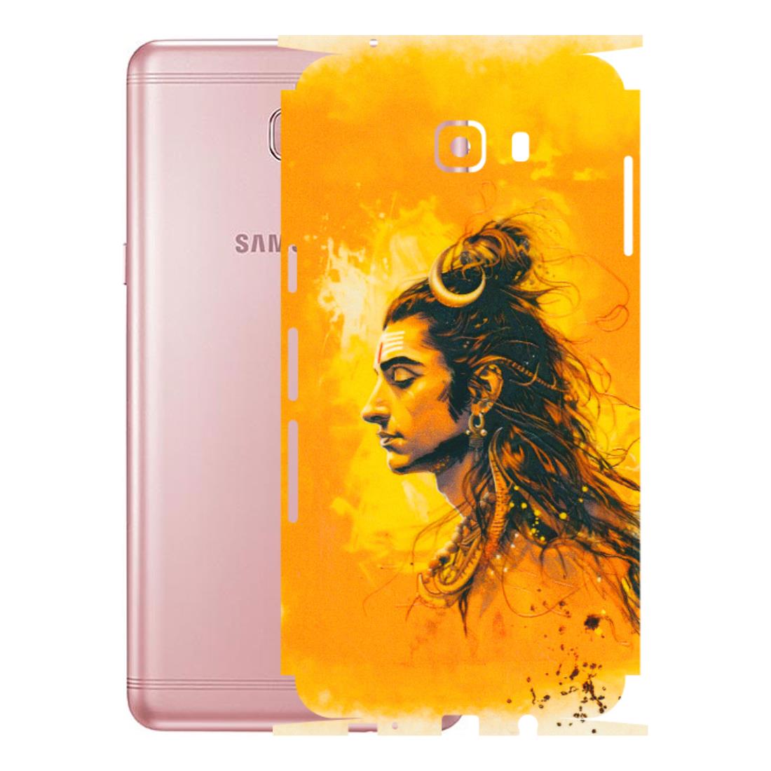 Samsung M/F/Note/Flip and C Phone Skins (All Models) - Shiv Shakti - 3D Embossed Finish (L-14) Samsung Galaxy C9 Pro