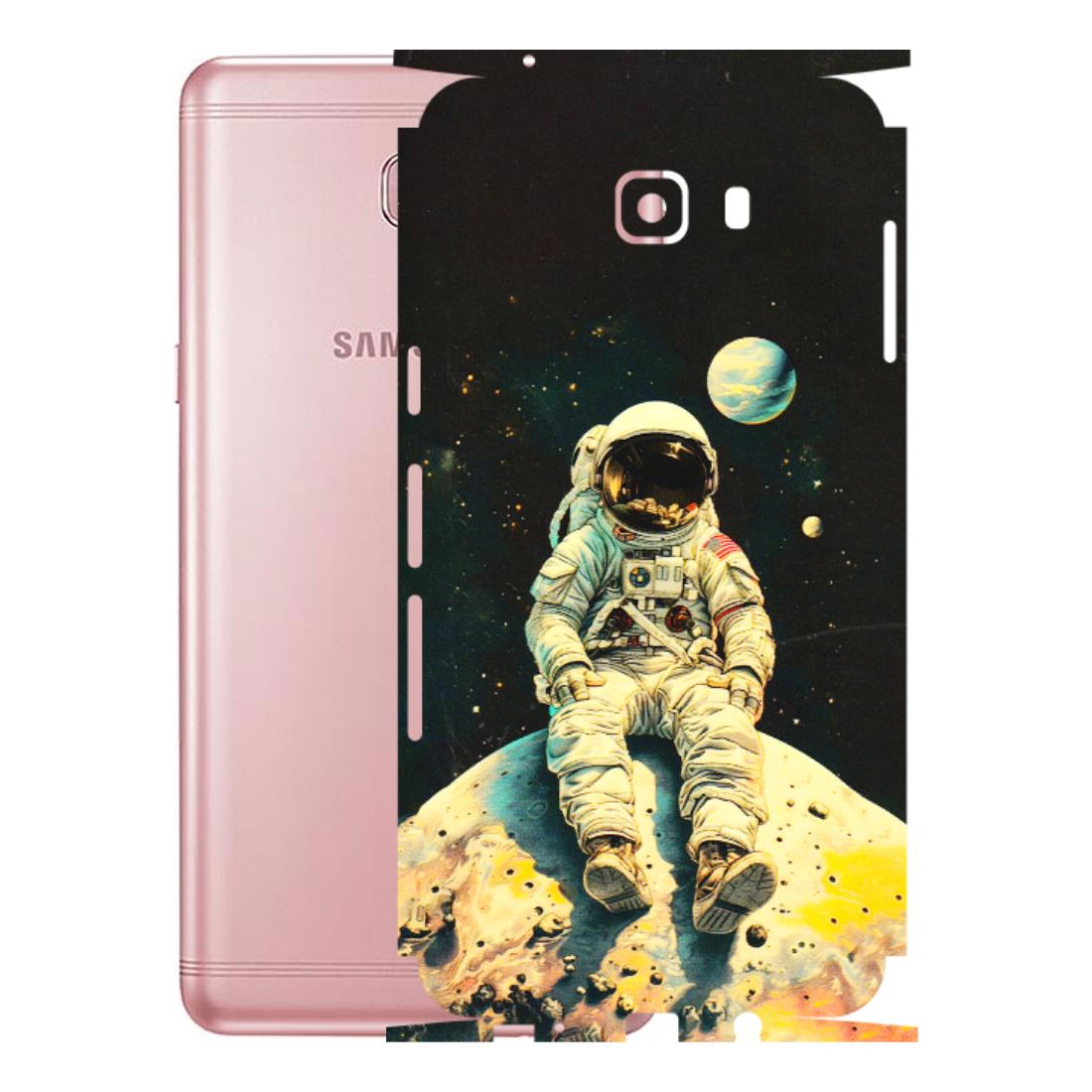 Samsung M/F/Note/Flip and C Phone Skins (All Models) - Astronaut in Space - 3D Embossed Finish (L-16) Samsung Galaxy C9 Pro