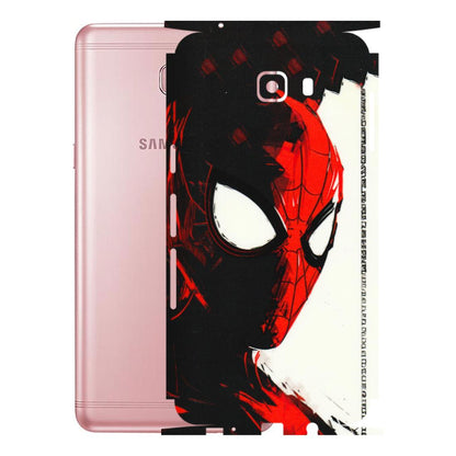 Samsung M/F/Note/Flip and C Phone Skins (All Models) - Spiderman Killer Face - 3D Embossed Finish (L-17) Samsung Galaxy C9 Pro