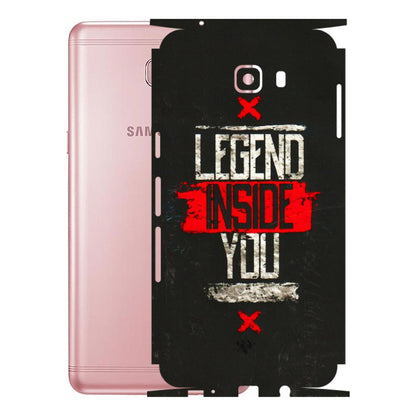 Samsung M/F/Note/Flip and C Phone Skins (All Models) - Legend Inside You - 3D Embossed Finish (L-186) Samsung Galaxy C9 Pro